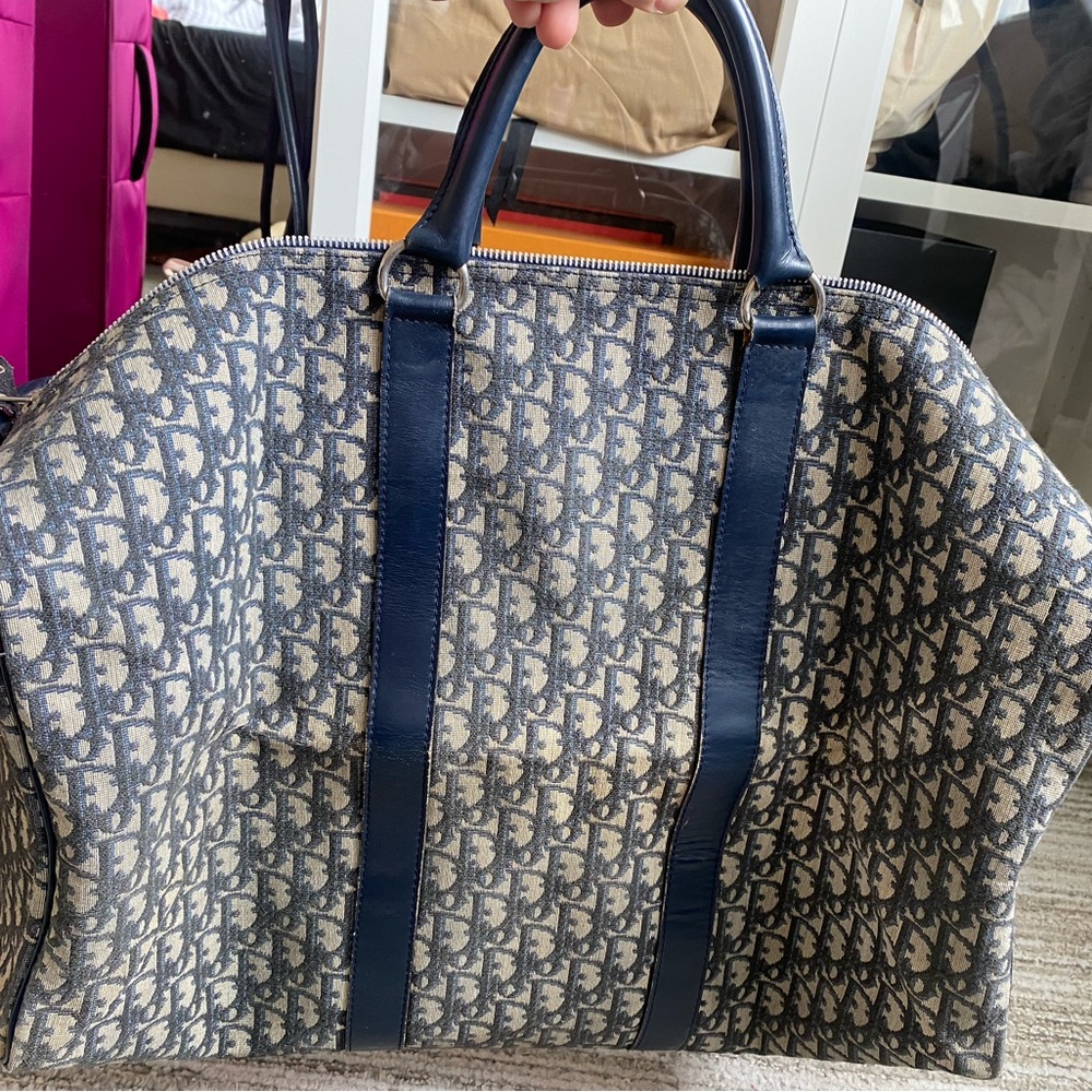 Dior Duffle Boston Trotter in Navy